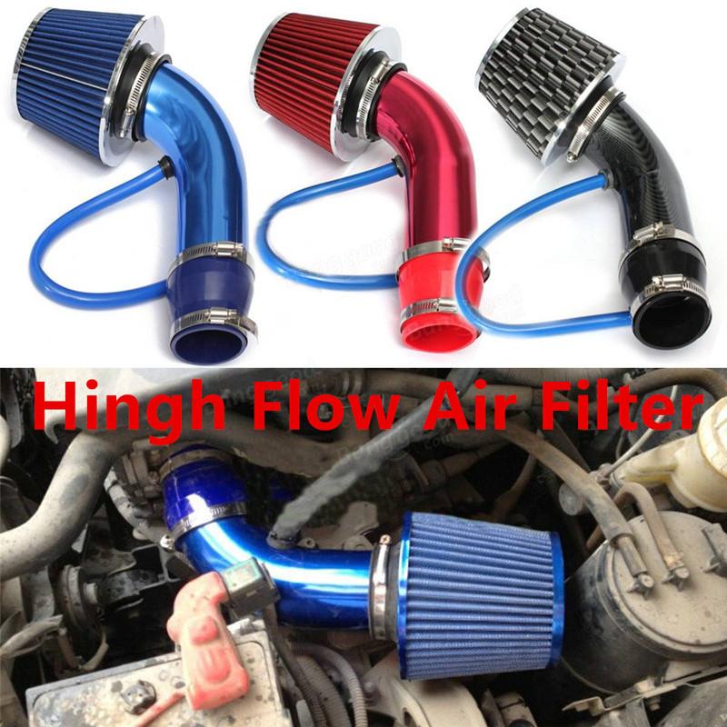 Car Modified 76MM Universal High Flow Mushroom Head Air Filter Air Intake Kit For Automotive Parts Cold Air Intake Air Filter