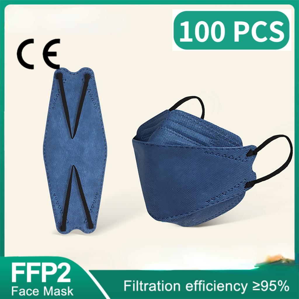 Подходит для детей 4-12 лет, маски FFP2 Morandi, 4 слоя, корейские Homologada Mascarillas FPP2 Niños, черная маска FFP2mask Kids