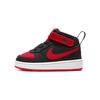Nike Кроссовки для скейтборда Court Borough Mid 2, нескользящие, амортизирующие, износостойкие, средней высоты, черные с красным CD7784-003