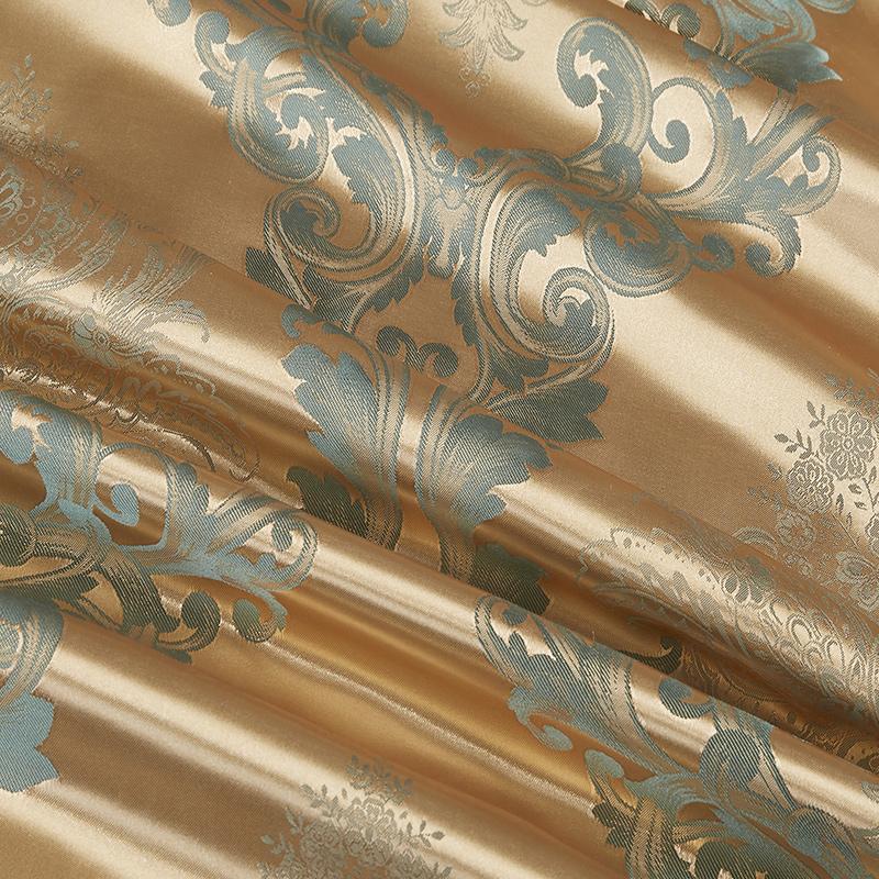 Jacquard Bedding Set Single Double Queen King Size Duvet Cover European Light Luxury Type Skin-Friendly Soft Fabric Quilt Cover