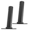 2pcs Steel Barbell Holder Stable Durable Save Space Weight Plate Rack for Gym Fitness Enthusiast