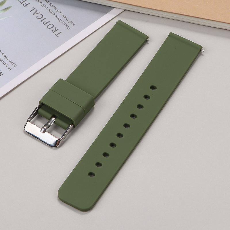 12/14/16/18 мм 19 мм 20 мм 21 мм 22 мм 24 мм Быстросъемный силиконовый ремешок для умных часов Huawei GT2/GT3 Браслет Galaxy Watch 3 Ремешок
