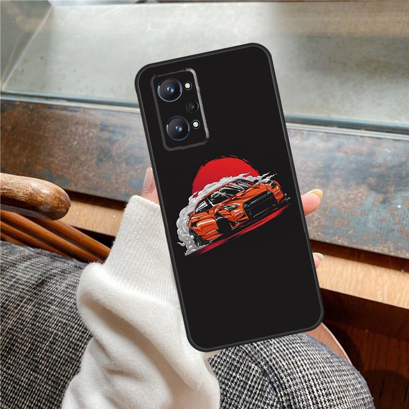 Япония JDM Чехол для автомобиля Для Realme 12 Pro Plus 11 13 14 C63 C61 C55 C51 C53 C25 C65 C67 C71 C75 GT6 GT7 15 Pro