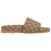 Gucci Шлепанцы мужские Бежевый и Эбеновое дерево 624695 H6320 9763