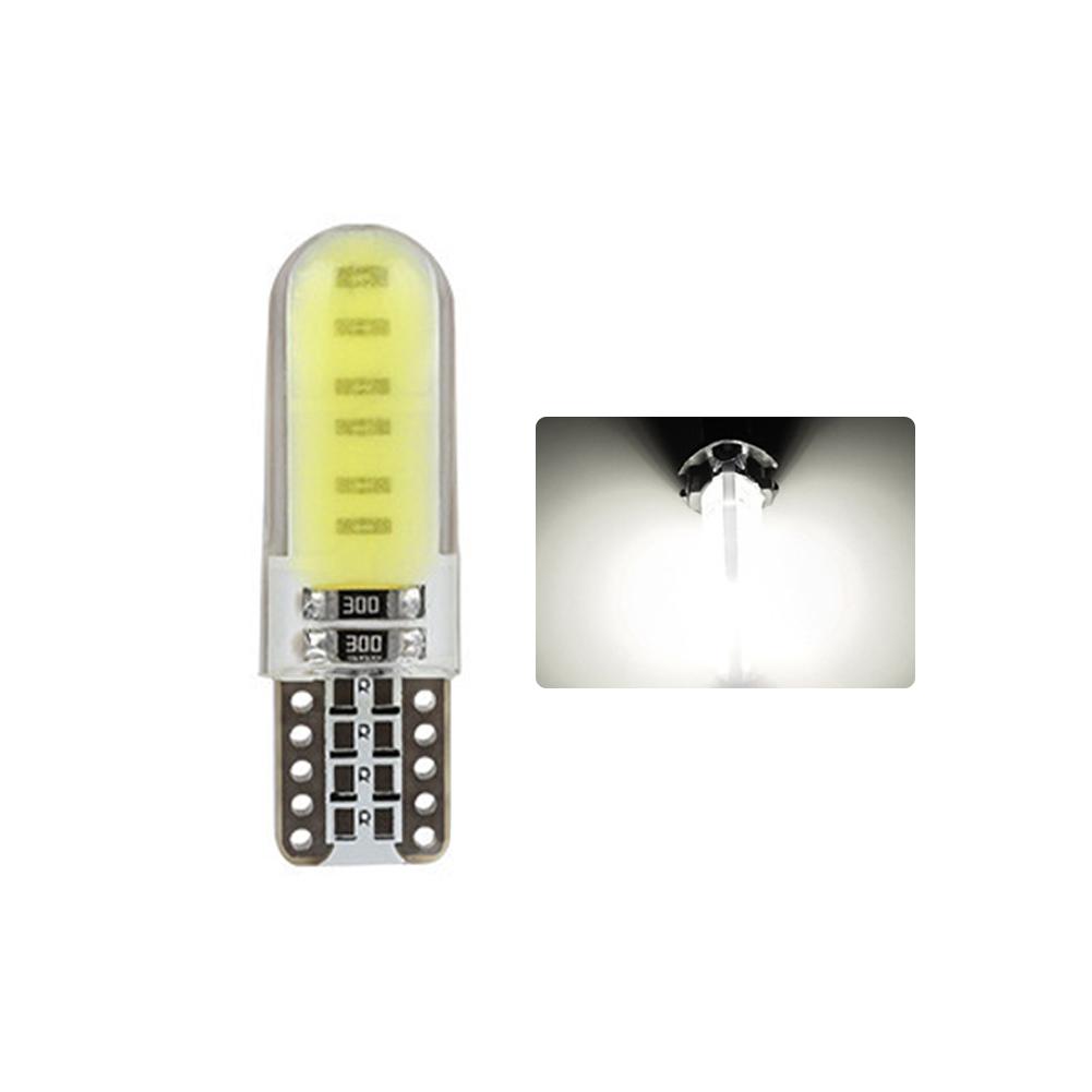 2 шт. светодиодные лампы W5W T10 Canbus 12SMD LED COB чипы 12 В 500 лм сигнальная лампа 168 194 салон автомобиля купольная лампа для чтения номерного знака