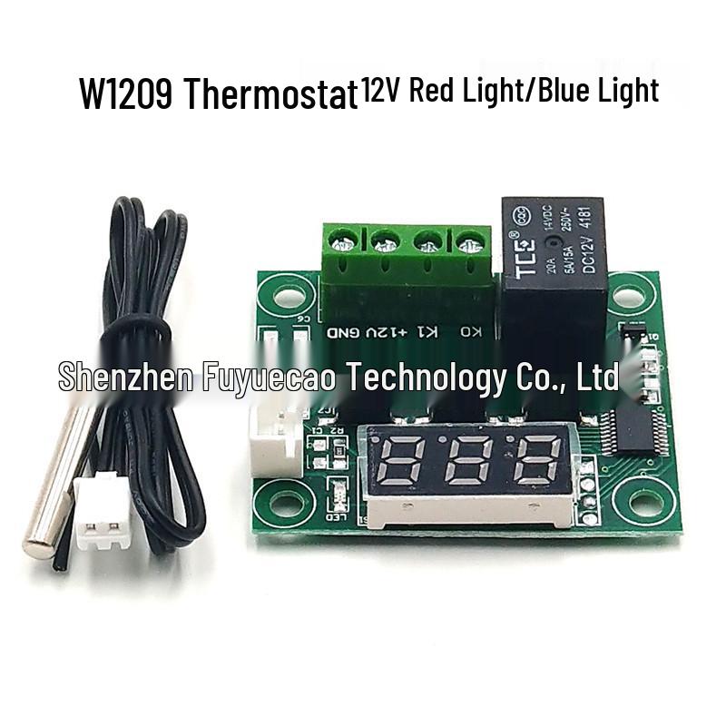 XH-W1209 Высокоточный цифровой контроллер температуры с зондом