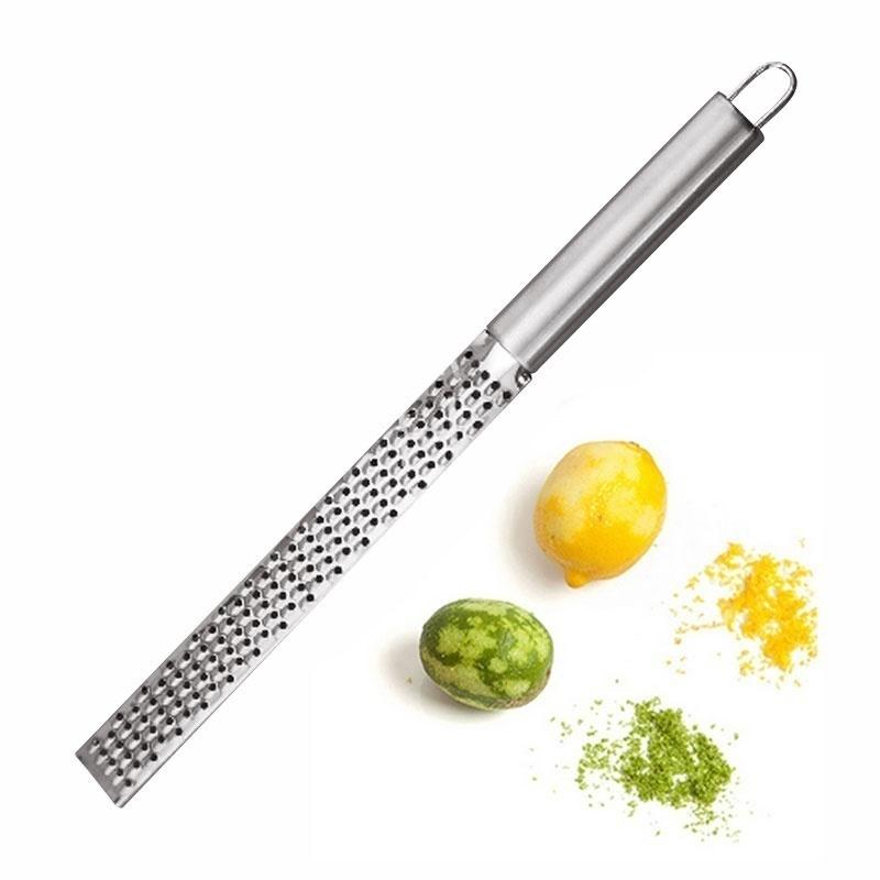 Stainless Lemon Cheese Vegetable Zester Grater Peeler Slicer Kitchen Tool ADM