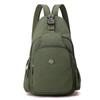 Waterproof Multifunctional Backpack Outdoor Travel Bag Solid Color Shoulder Bag Women's Chest Bag