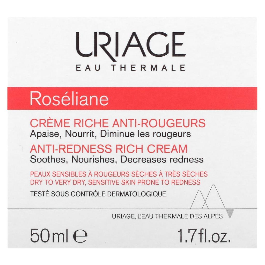 Uriage Roseliane, насыщенный крем против покраснений, 1,7 жидких унций (50 мл)