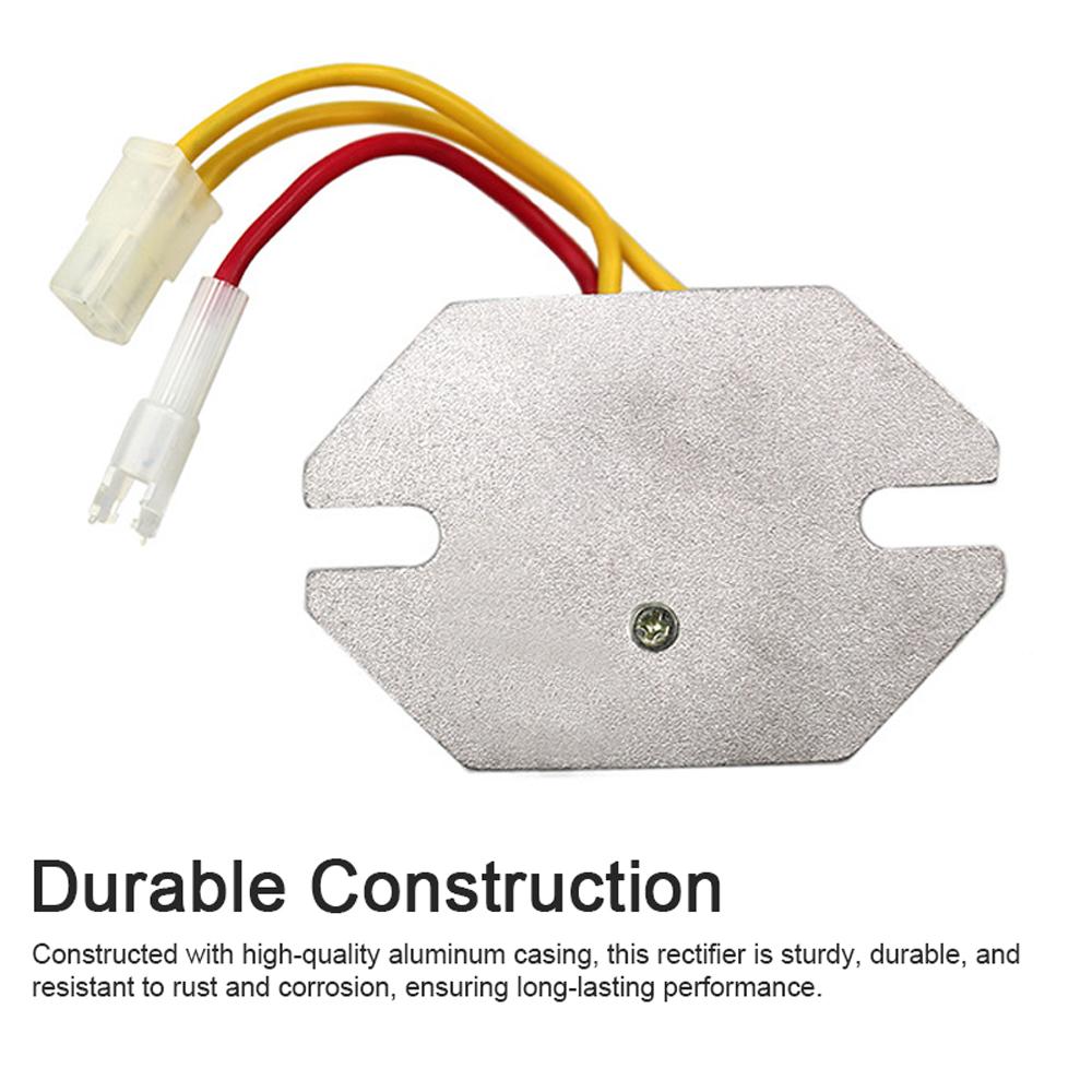 Voltage Regulator Aluminum Voltage Stabilizer Rectifier 393374 394890 691185 797375 797182 845907 Compatible with Lawn