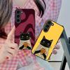 Милый Кофе-Кот Силиконовый Чехол для Мобильного Телефона для Samsung Galaxy S26 S25 S24 S23 S22 S21 Plus FE Ultra Разноцветный Чехол