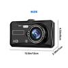 Night Vision Car DVR Dual Lens Digital Video Recorder Mirror Car Video Recorder  Driving