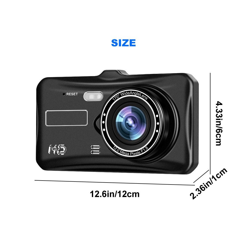 Night Vision Car DVR Dual Lens Digital Video Recorder Mirror Car Video Recorder Driving