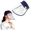 NYANDELMO ND-0122-R08-NV Rain Visor, Rain Hat, Clear Sun Visor, Navy, One Size Fits All, Waterproof Rain Cap