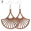 Craft Wood Earrings Bohemian Dangle Earrings Pendant Earring Making African