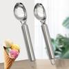 Stainless Steel Dual-purpose Ice Cream Scoop Ice Cream Scooper Multifunctional Fruit Scoop Kitchen Supplies