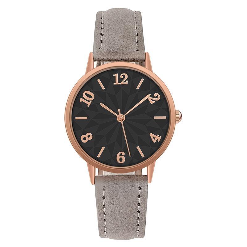 Trendy Unisex Casual Women Dress Wristwatches Leather Belt Watches Ins Watch Women Watch Ladies' Quartz Clock Simple Frosted