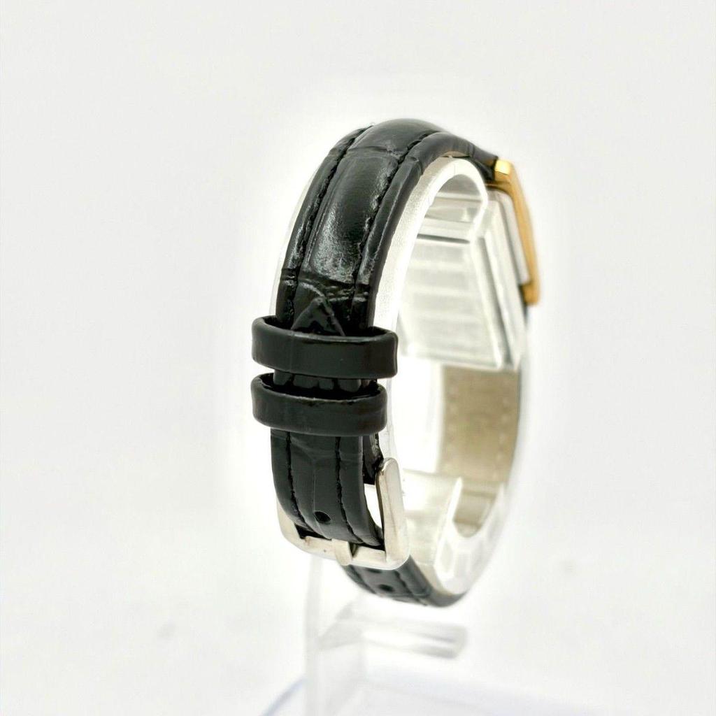Used [Rare/New Battery] SEIKO Ladies Watch Gold Minimum 1N01-5H60 391033 New Belt