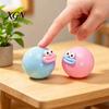Portable Stress Reliever Cartoon Sausage Mouth Ball Toy Relief Big Eyes Squeeze Anxiety Fidget Slow Rising Home Office Worker Desk TPR
