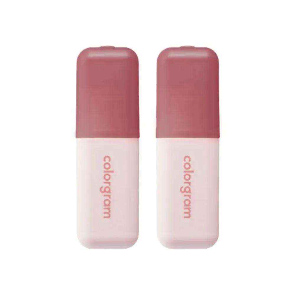 Colorgram Nudy Blur Lip Tint Soft Matte 07 Geek Rose X2