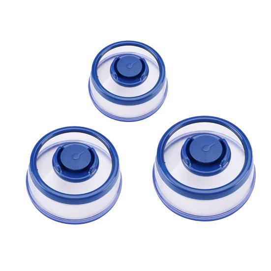 Вакуумная крышка Хорошая герметизация Простота в использовании Сохраняет свежесть Создает вакуумную упаковку Прозрачная крышка пластины