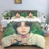 Корейская Мода Певческая Группа Kpop Чонгук Шуга Чимин Постельный Набор, Пододеяльник Постельный Набор Покрывало Наволочка, Размер Кинг Квин