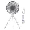 Portable USB Rechargeable Tripod Fan 4000mAh Battery Outdoor Camping Tripod Fan for Camping Tent
