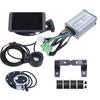36V 48V 250W Электродвигатель Бесщеточный 7A Контроллер Комплект с Панелью Дисплея KTLCD8H, Датчиком, Ручкой Газа для Электрического Велосипеда