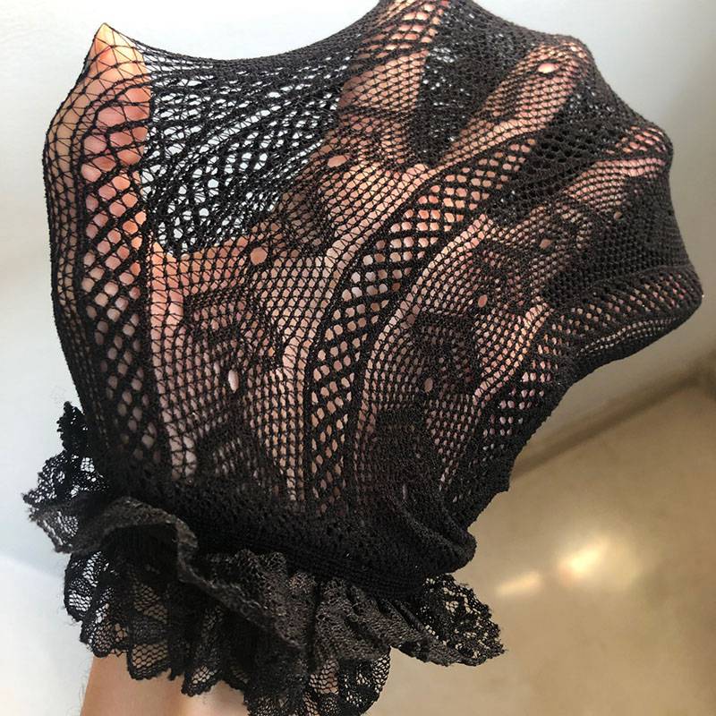 Женские кружевные высокие гольфы в стиле Лолита, женские милые ультратонкие сексуальные чулки в стиле колледжа