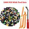 500/200/100Pcs 30 Kinds  Mixed Auto Fastener Car Bumper Clips Retainer Car Fastener Rivet Door Panel Liner for All Car