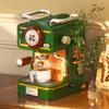 Vintage Cartoon Coffee Machine 3D Model Toy - Perfect for Home Decor and Gift - Giving, Inspired By Mid 20th Century Aesthetics