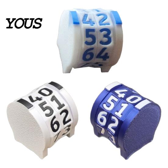 Intuitive Score Tracker 3D Printed Rotational Counter, 2-Digit Wheel Manual Rotary PLA Rotating Counter Life Tool for Board Card Game Easy to Read