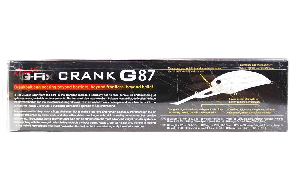 DUO Плавающая приманка Realis Crank G87 20A Deep Crank Bait CCC3116 (5983)
