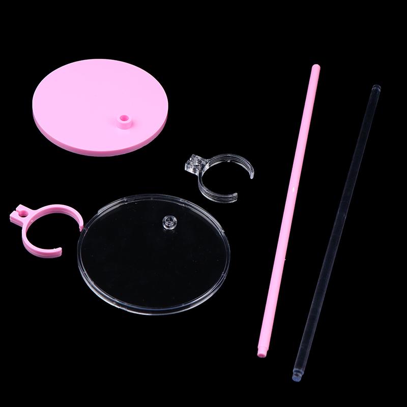 Doll Transparent Plexiglass Bracket Plastic Standing Display Rack Waist Bracket