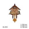 Lehuo Wall Clock Cuckoo Coo Time Alarm Clock Nordic Retro Clock Wooden Living Room Clock Xitarong