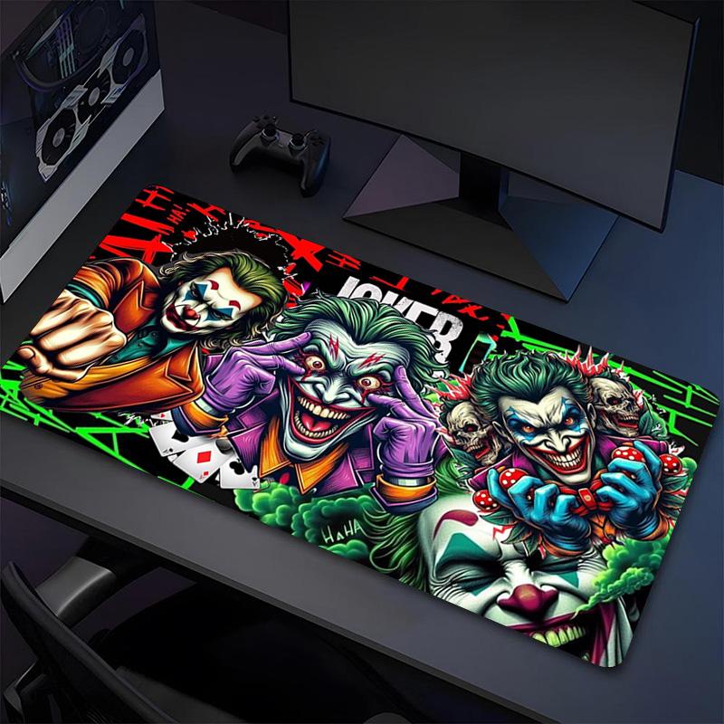 Joker Art Xl Gaming Mouse Pad Nonslip Rubber Base Stitched Edge Waterproof Desk Mat For Pc Laptop Gamer Office Computer Accessories C929236