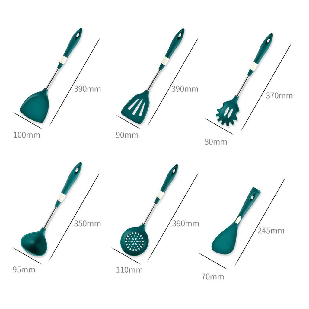 1 шт., силиконовые кухонные аксессуары, половник для риса, инструмент, суп, спагетти, рис, жареные яйца, серверная посуда, кухонная утварь, кухонная утварь