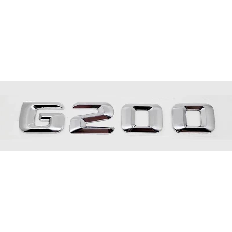 3D Letter Car Sticker Modified Tail Trunk Emblem Badge for Mercedes Benz G Class G63 G65 G200 G230 G300 G350 G400 G500 G550 AX1