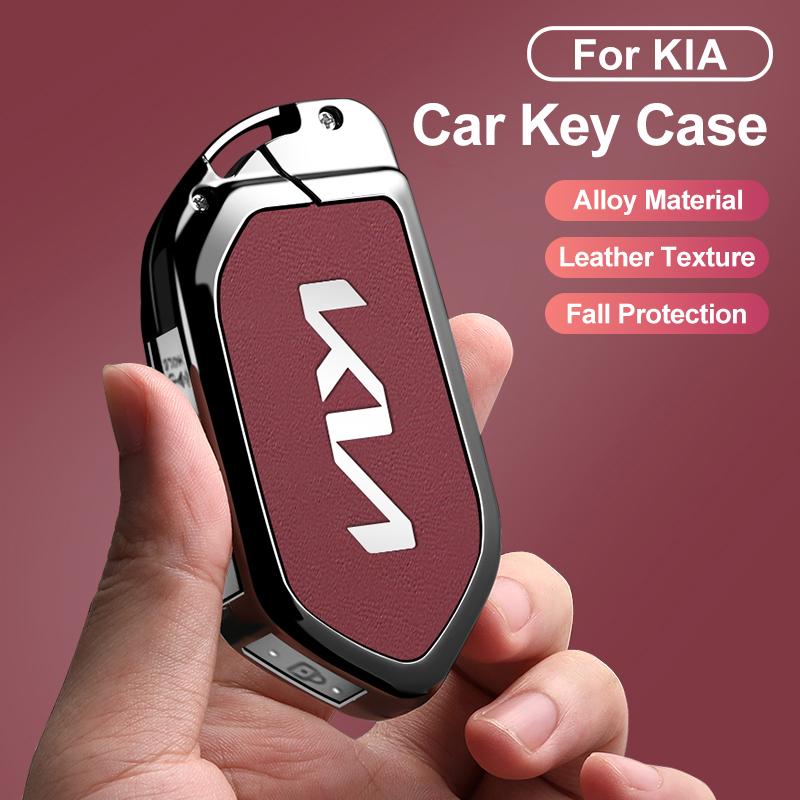 cnkymb1 Zinc Alloy Car Remote Car Key Case Cover for Kia KN EV9 Picanto GT Line Carnival Seltos Sorento Morning K5 KA4 EV3 2024Accessory