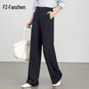 Fanzhen Women's High-Waist Wide-Leg Trousers