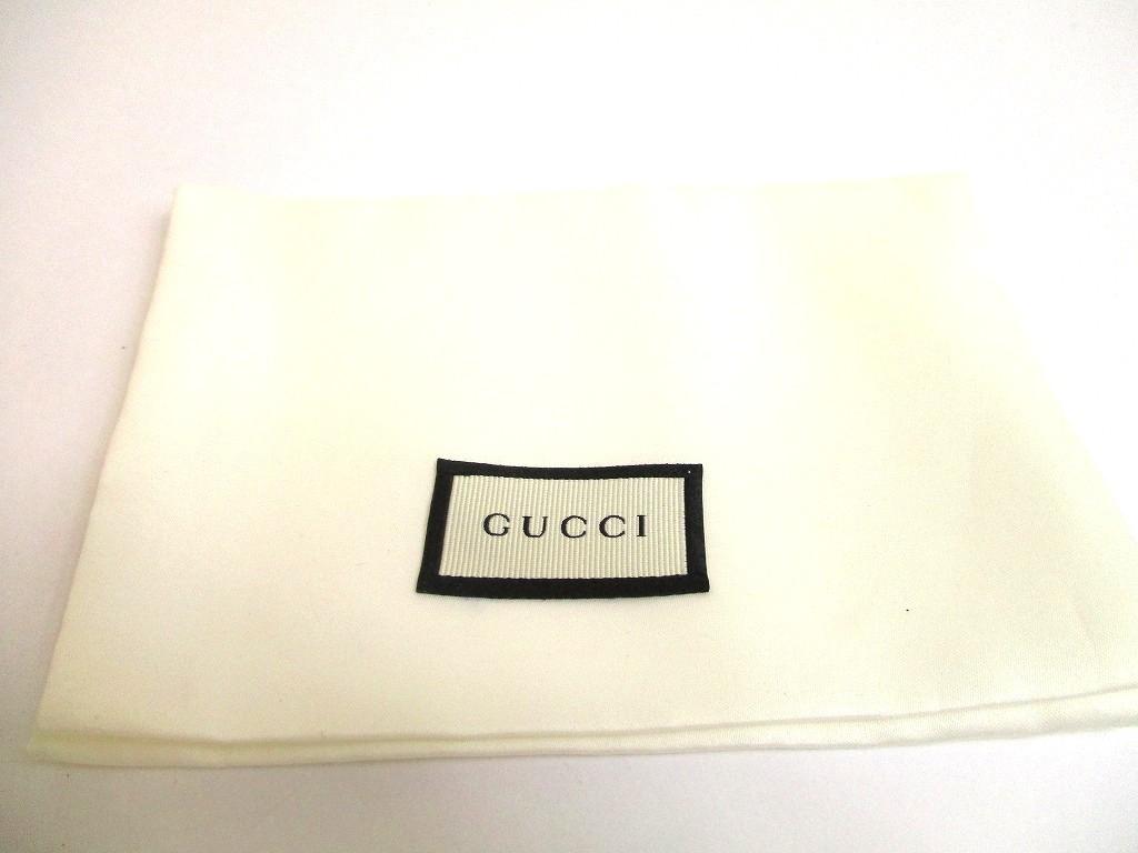 Оригинальный кошелек для монет GUCCI Guccissima из черной кожи на круговой молнии #a869 Восстановленный