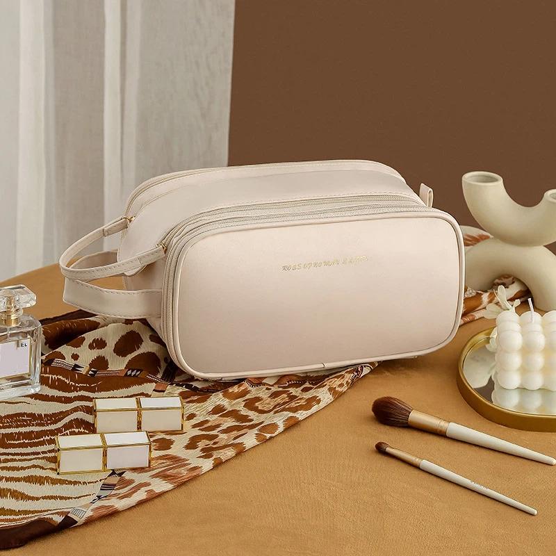 Travel Makeup Organizer Bag Large Capacity Multipurpose Storage Pouch for Cosmetics Personal Toiletries Outdoor Use