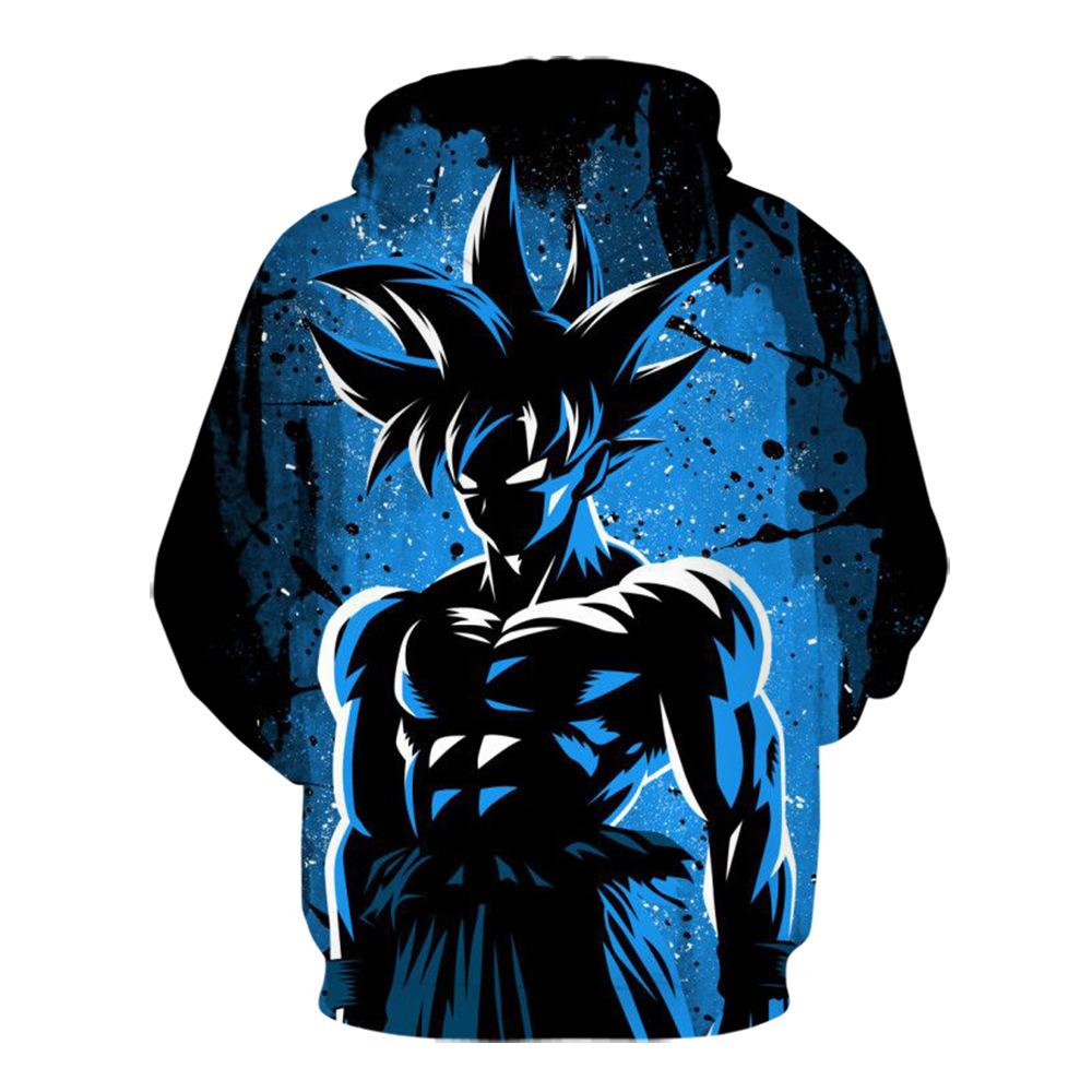 Мода для фанатов DRAGON BALL Свитшот с графическим принтом Спорт на открытом воздухе Косплей Пуловеры Толстовка Костюм для косплея 8 цветов