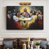 The Last Supper of Christianity Canvas Paintings Retro Posters and Prints Wall Art Pictures for Living Room Decoration Cuadros