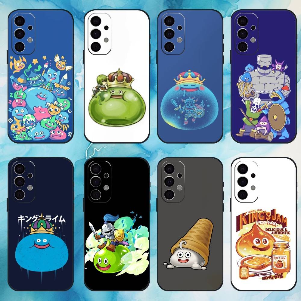 Чехол для телефона D-Dragon Q-Quest Slime для Samsung S25, S24, S21, S22, S23, S30, Ultra, S20, Plus, Fe, Lite, Note, 10, 9, 5G Черный