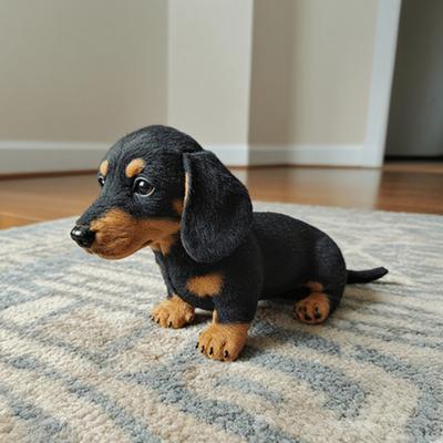 Yousheng 2 шт. Плюшевая игрушка Такса для эмоциональной поддержки, Мягкое чучело, Компаньон для дивана для снятия стресса, Тревоги, Комфорта и Расслабления