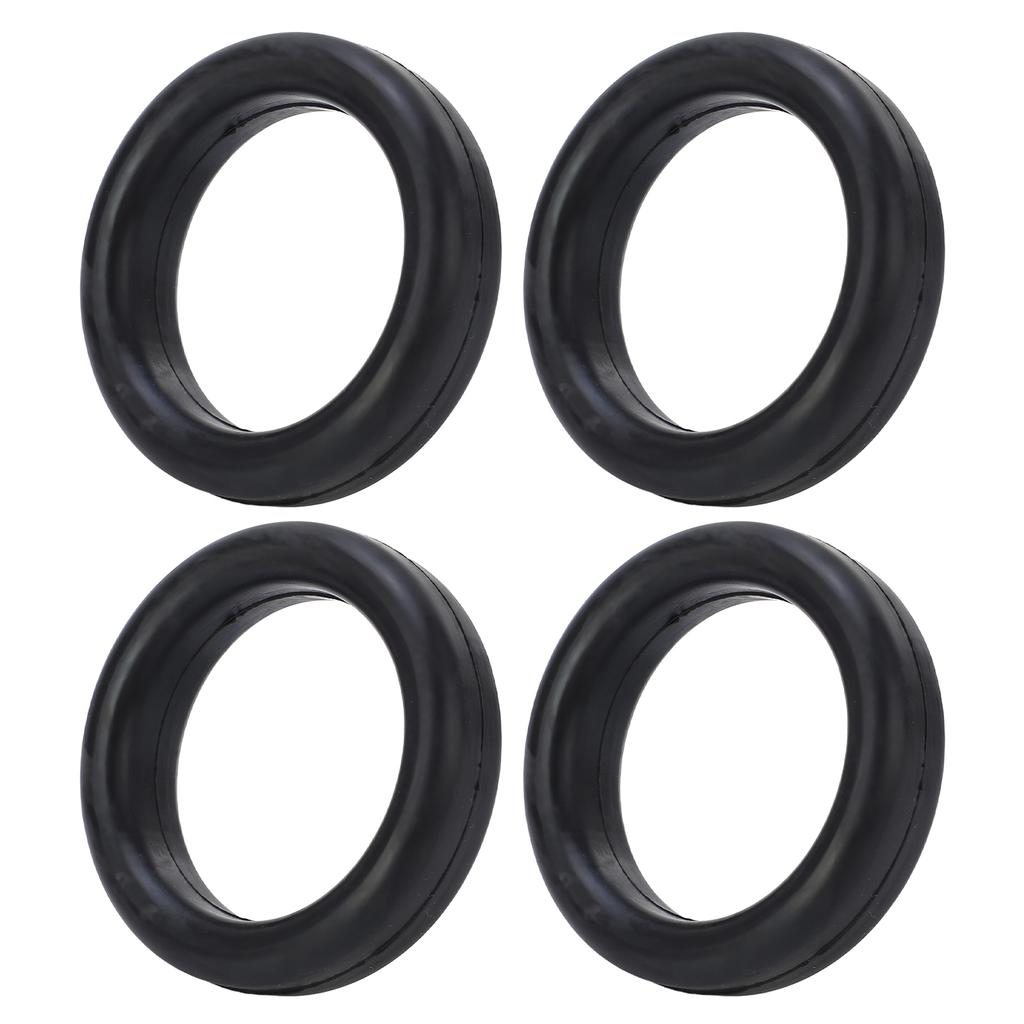 4Pcs 2inch O Ring BR554 Exhaust Hanger Black Noise Reduction Long Lasting Exhaust Hanger O Ring for Vehicles