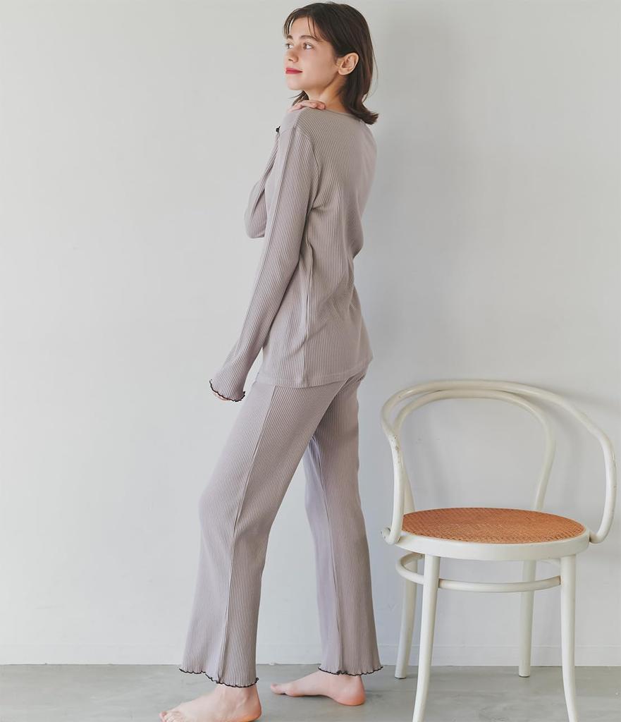 Peach John Домашняя одежда из органического хлопка для размеров Мягкая к Комфортная к и Расслабляющая пижама, Женская, Осень/Зима, Серая, S/M, 100% Хлопок, На ощупь,