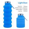 1Pc Collapsible Water Bottle Reuseable Silicone Foldable Bottles Outdoor Portable Drinking Bottle