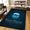 SSC Napoli Custom Name Carpet Rug for Living Room Bedroom Home Sofa Decoration,Kids play Non-slip Floor Mat